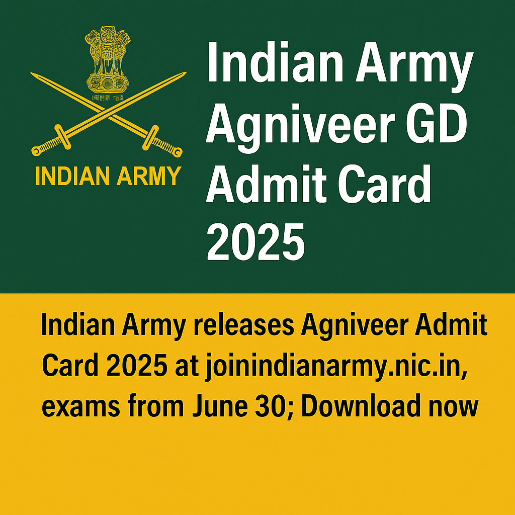 Indian Army Admit Card Download